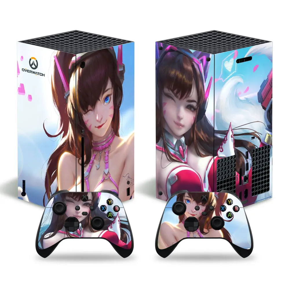Overwatch Сексуальная 4113 x наклейка из серии Xbox Обложка XSX Skin 1 консоль и 2 контроллера