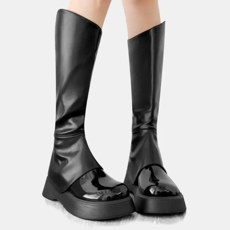 Зимние сапоги для женщин, новинка 2023, повседневные женские сапоги до колена на платформе, модные и универсальные рыцарские сапоги высокого качества
Зимние сапоги для женщин, новинка 2023, повседневные женские сапоги до колена на платформе, модные и универсальные рыцарские сапоги высокого качества