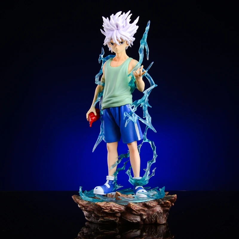 22cm Killua Zoldyck Hunter X Hunter Anime Figures Action Figurine Pvc Statue Model Decoration Collection Kids Toy Christmas Gift
22cm Killua Zoldyck Hunter X Hunter Anime Figures Action Figurine Pvc Statue Model Decoration Collection Kids Toy Christmas Gift