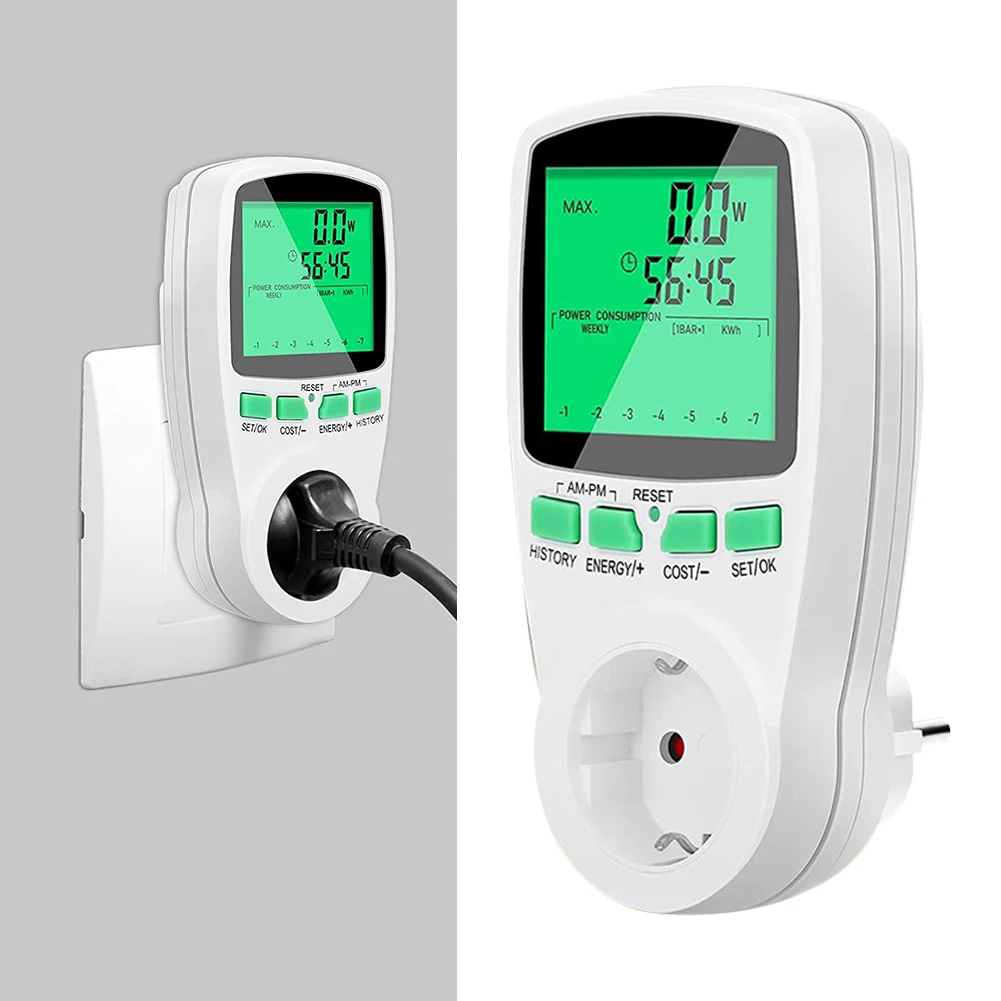 Electric Energy Meter Digital LCD Display Electricity Current Meter For Measurement PV System Solar System Measuring Outlet
Electric Energy Meter Digital LCD Display Electricity Current Meter For Measurement PV System Solar System Measuring Outlet