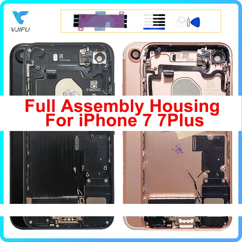 Полная сборка задняя крышка для iPhone 7 Plus корпус батарея средняя рамка корпуса задняя дверь чехол с гибким кабелем запасные части
Полная сборка задняя крышка для iPhone 7 Plus корпус батарея средняя рамка корпуса задняя дверь чехол с гибким кабелем запасные части