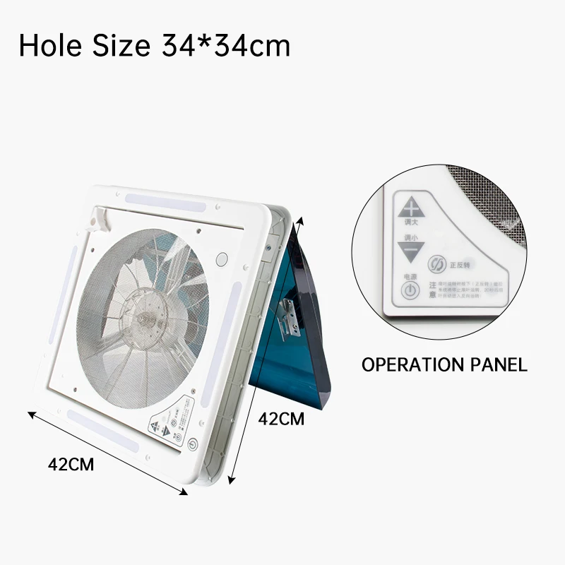 Вентиляционный вентилятор RV ручной 12В
Вентиляционный вентилятор RV ручной 12В