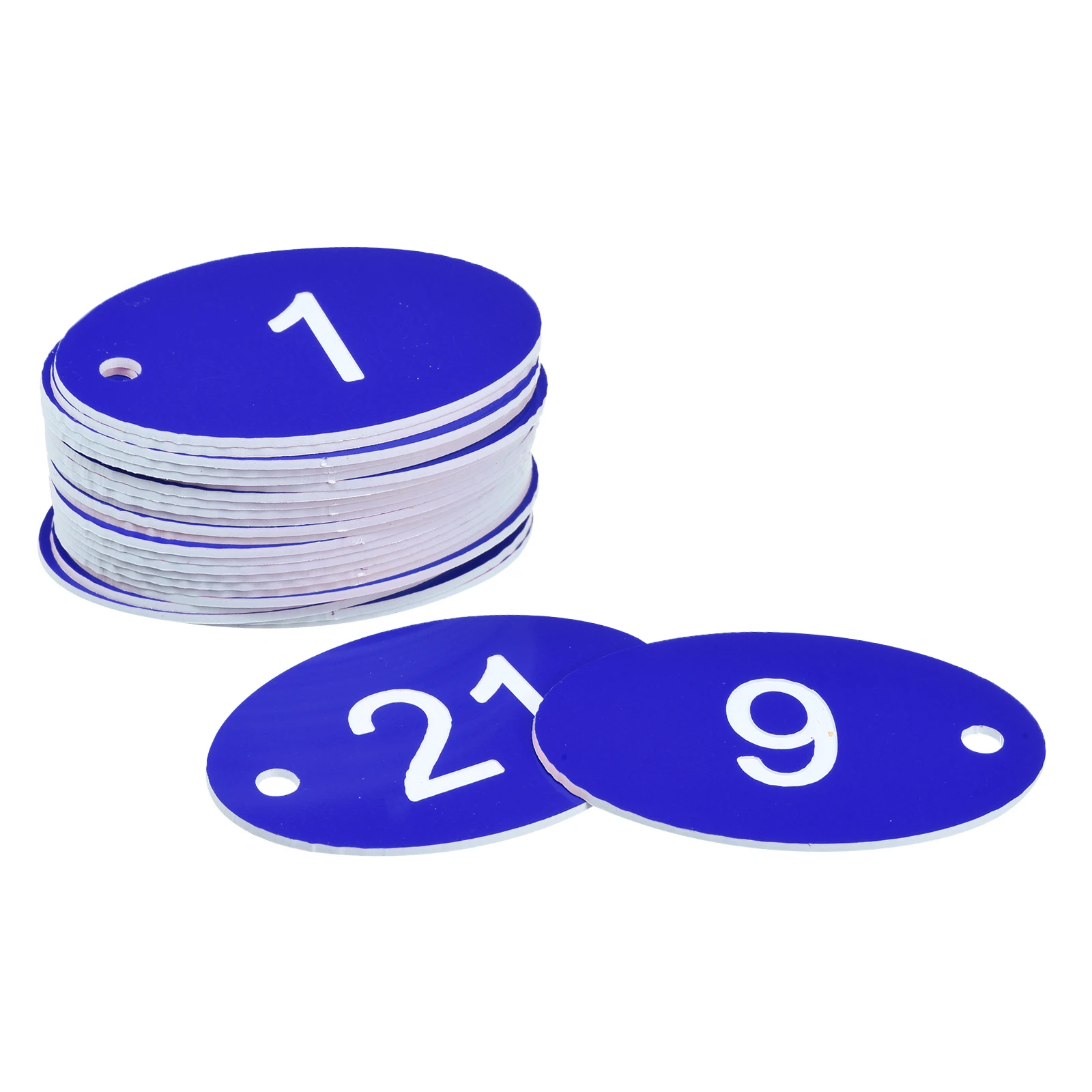 Uxcell Oval 1-25 Number Tag Key Tag Acrylic Engraved Blue ID Tag for Decoration, Pack of 25
Uxcell Oval 1-25 Number Tag Key Tag Acrylic Engraved Blue ID Tag for Decoration, Pack of 25