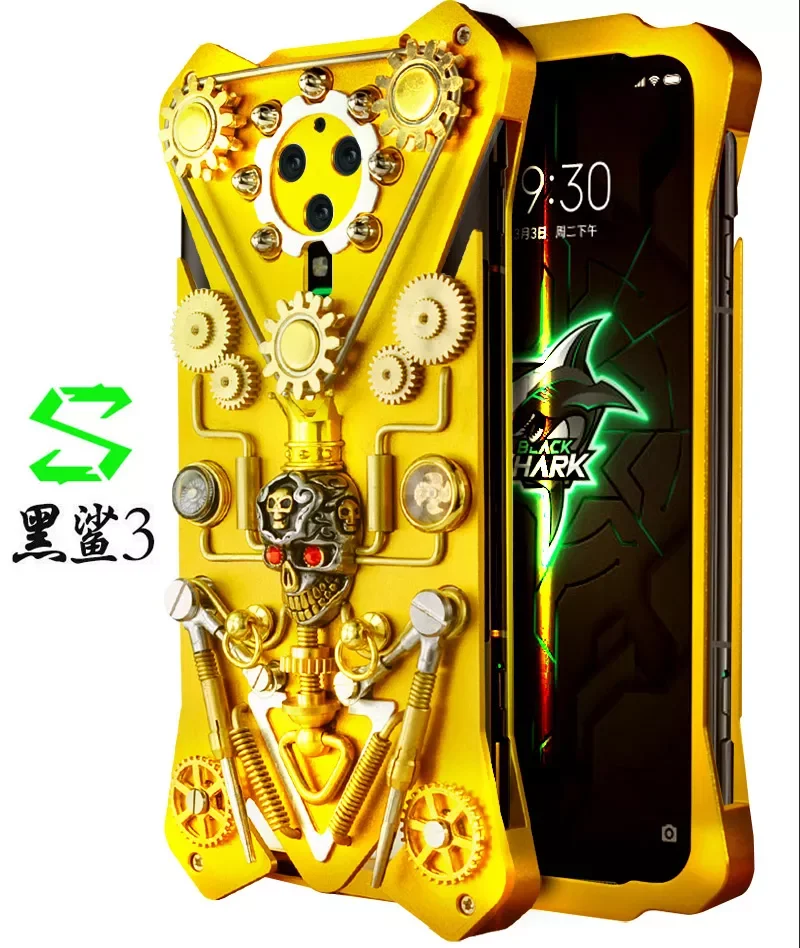 NEW Metal Armor Phone Case for Xiaomi MI Black Shark 4 4s 3 Pro Series Aluminum Cover for Blackshark 1 2 Helo Phone Housing
NEW Metal Armor Phone Case for Xiaomi MI Black Shark 4 4s 3 Pro Series Aluminum Cover for Blackshark 1 2 Helo Phone Housing