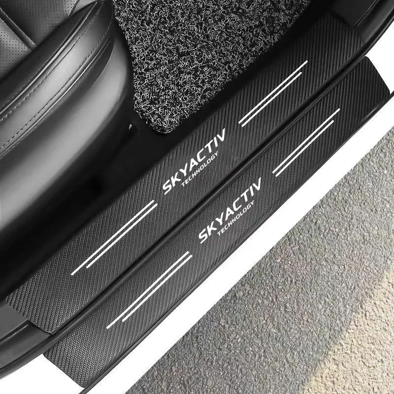 4 шт., защитные наклейки на пороги двери автомобиля для Mazda skyфитнес CX3 CX5 CX8 3 Axela 6 Atenza, автомобильные аксессуары
4 шт., защитные наклейки на пороги двери автомобиля для Mazda skyфитнес CX3 CX5 CX8 3 Axela 6 Atenza, автомобильные аксессуары