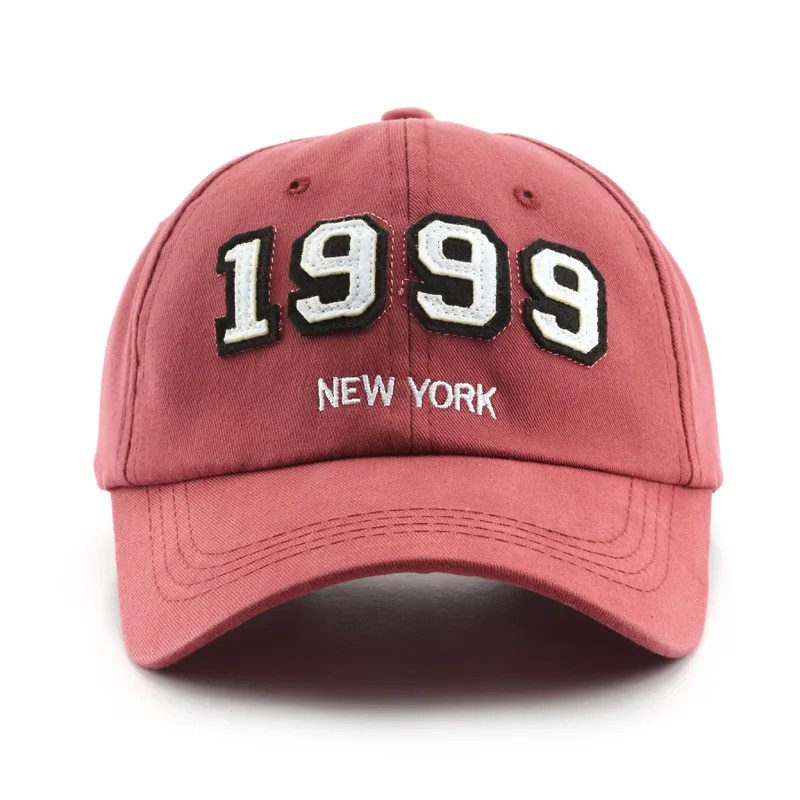 

New Cotton Baseball Cap for Women and Men 1999 NEW YORK Hat Casual Snapback Hat Sun Cap Unisex Gorras Bonnet