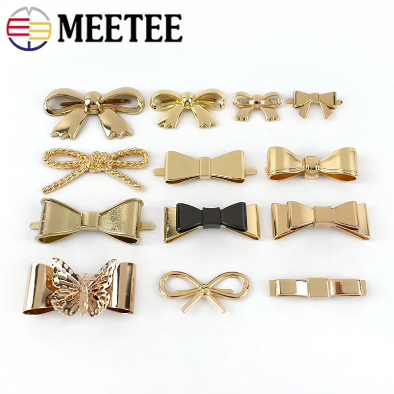 10Pcs Meetee Bowknot Metal Buckles for Bag Straps Belt Clothing Decorative Buckle Clasp Leather Craft DIY Hardware Accessories
10Pcs Meetee Bowknot Metal Buckles for Bag Straps Belt Clothing Decorative Buckle Clasp Leather Craft DIY Hardware Accessories