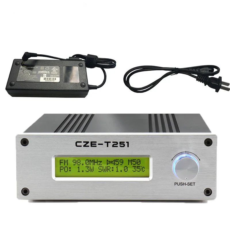 25 Watts FM broadcasting Radio Station Wireless Audio Transmitter with power supply
25 Watts FM broadcasting Radio Station Wireless Audio Transmitter with power supply
