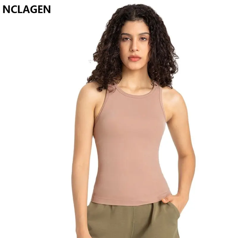 NCLAGEN Yoga Tank Top Women's High Elastic Sports Fitness Vest Gym Push-up Nylon Running Breathable Athletic Active Quick Dry
NCLAGEN Yoga Tank Top Women's High Elastic Sports Fitness Vest Gym Push-up Nylon Running Breathable Athletic Active Quick Dry