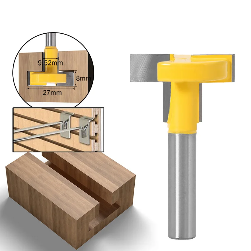 1Pcs 6mm 8mm Shank T-Slot T-Track Slotting Router Bit Woodworking Chisel Cutter Tool Hotselling For Wood Slotting Milling tool
1Pcs 6mm 8mm Shank T-Slot T-Track Slotting Router Bit Woodworking Chisel Cutter Tool Hotselling For Wood Slotting Milling tool