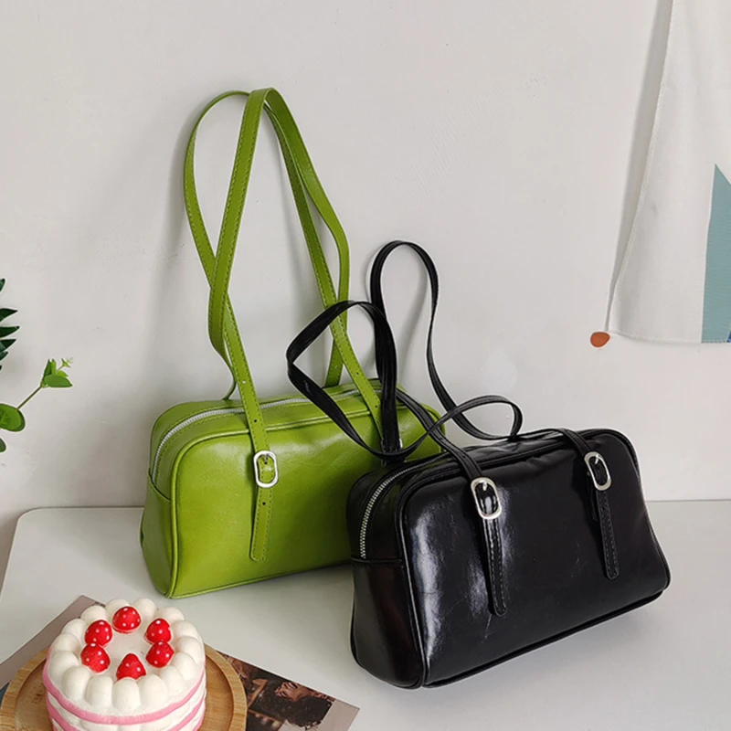 Women Fashion PU Leather Shoulder Bags Female Purse Solid Color Handbags Large Capacity Ladies Daily Small Casual Underarm Bag
Women Fashion PU Leather Shoulder Bags Female Purse Solid Color Handbags Large Capacity Ladies Daily Small Casual Underarm Bag