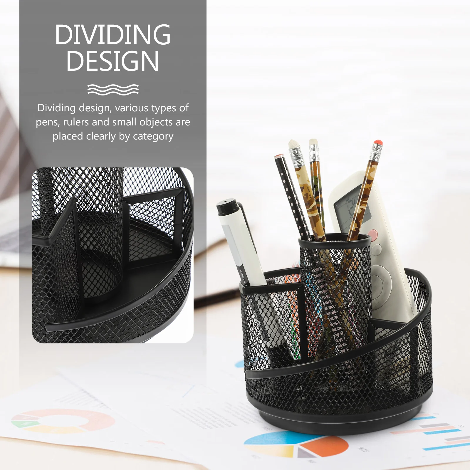 Holder Pen Organizer Storage Desktop Box Desk Brush Metalrotating Makeup Tabletop Cup Pot Stationery Vanity Containermesh
Holder Pen Organizer Storage Desktop Box Desk Brush Metalrotating Makeup Tabletop Cup Pot Stationery Vanity Containermesh