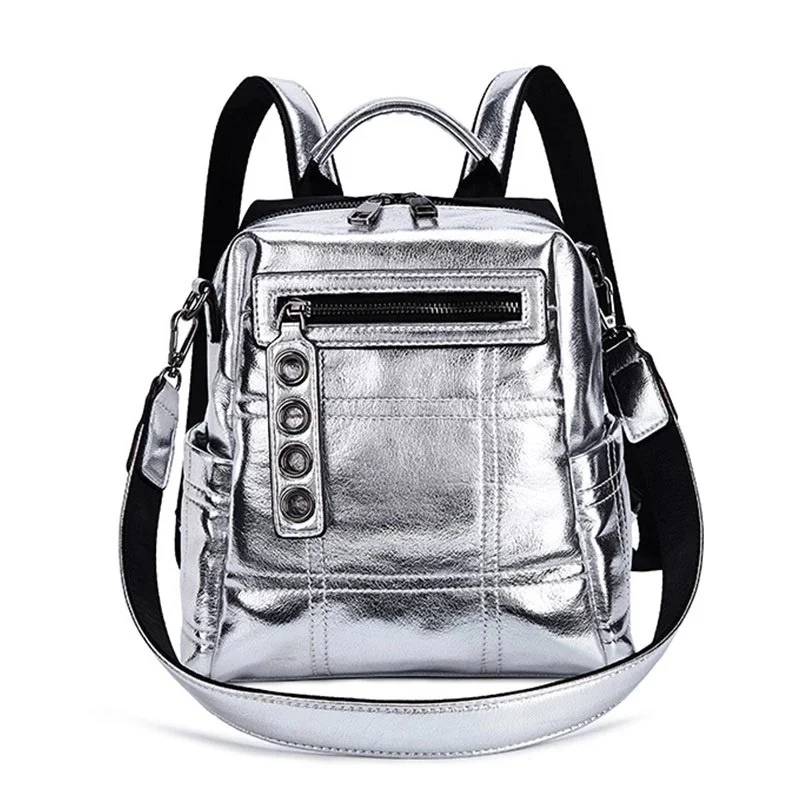NIGEDU Glitter Backpack Women Shoulder bag Multifunction Backpacks For Teenage Girls Schoolbag Female Rucksack Travel Bag Silver
NIGEDU Glitter Backpack Women Shoulder bag Multifunction Backpacks For Teenage Girls Schoolbag Female Rucksack Travel Bag Silver