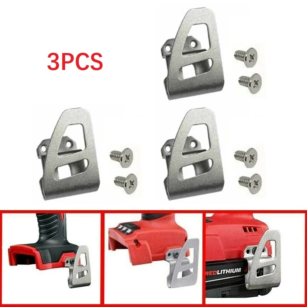 Drivers Wrenches Hook 2603-20 2603-22 2603-22CT 2604-22CT Silver Steel Waist Buckles With Screws For Milwaukee
Drivers Wrenches Hook 2603-20 2603-22 2603-22CT 2604-22CT Silver Steel Waist Buckles With Screws For Milwaukee