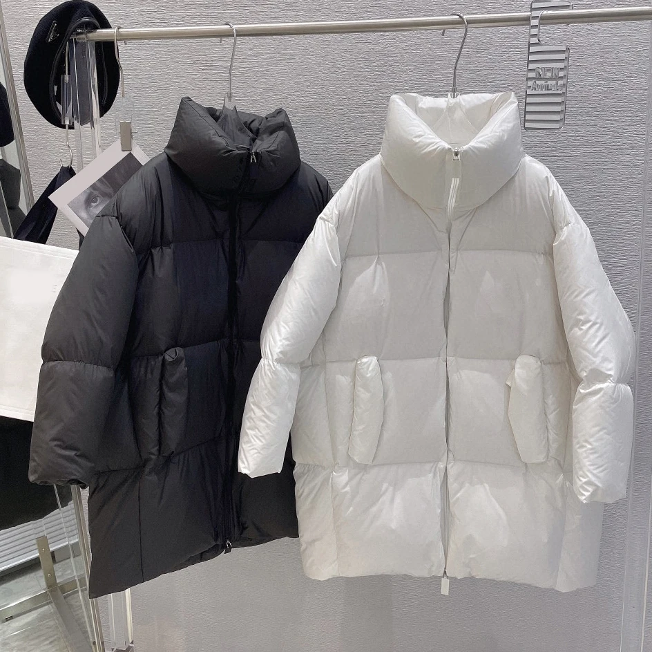 New Stand-up Collar Loose Straight Profile Cocoon Overcoat Thickened Mid-length Puffer Jacket Women's Winter Coats Down Jacket
New Stand-up Collar Loose Straight Profile Cocoon Overcoat Thickened Mid-length Puffer Jacket Women's Winter Coats Down Jacket