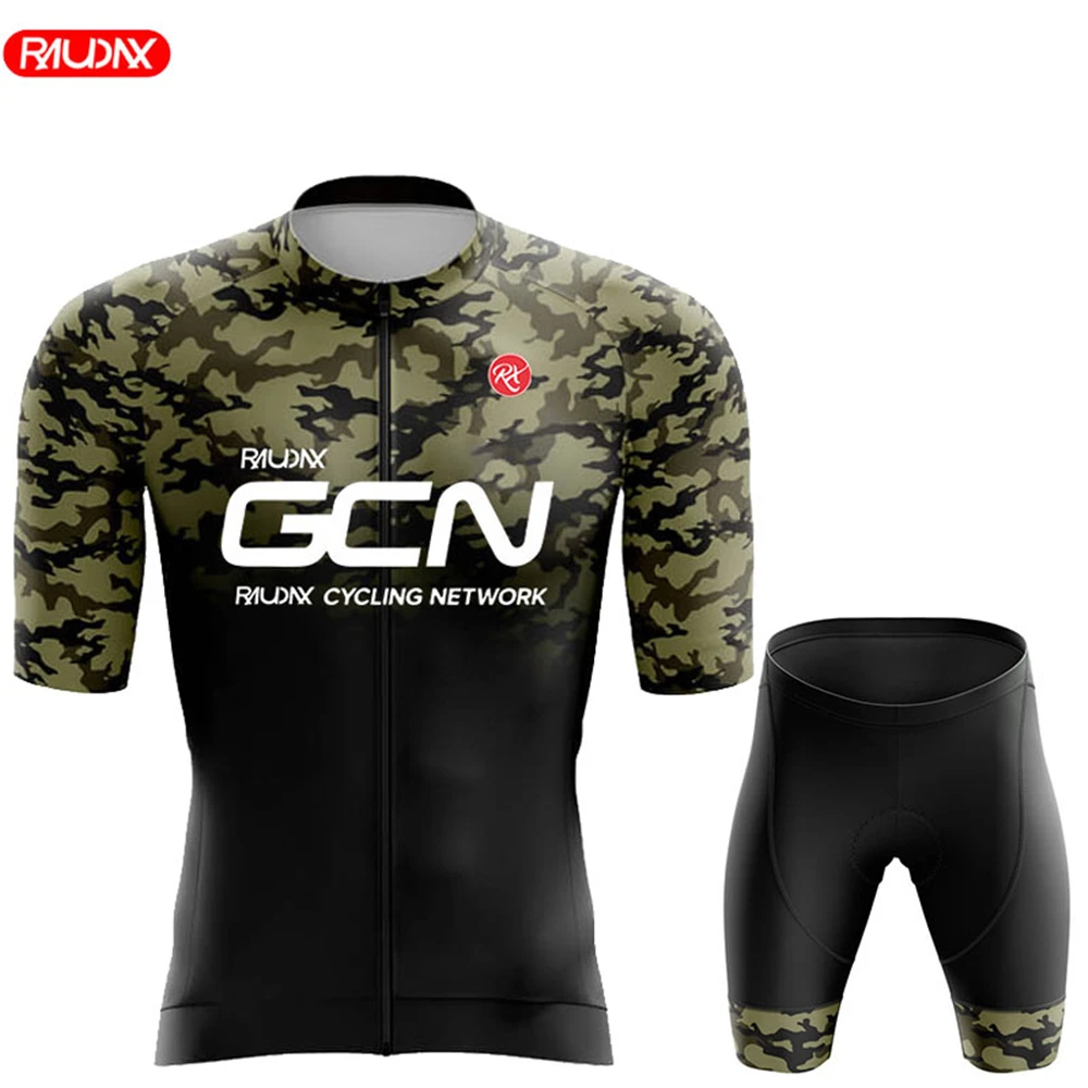 

2023 г., Raudax Gcn, комплект велосипедных футболок, летняя одежда с коротким рукавом для велоспорта, одежда для езды на горном велосипеде, мужские футболки для езды на горном велосипеде