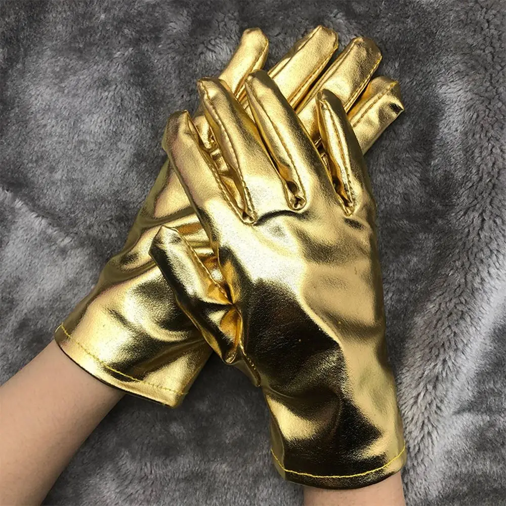 Sexy Stretch PU Leather Glove Punk Rock Hip Hop Jazz Disco Dance Gloves Shiny Metallic Mittens Cosplay Gloves
Sexy Stretch PU Leather Glove Punk Rock Hip Hop Jazz Disco Dance Gloves Shiny Metallic Mittens Cosplay Gloves