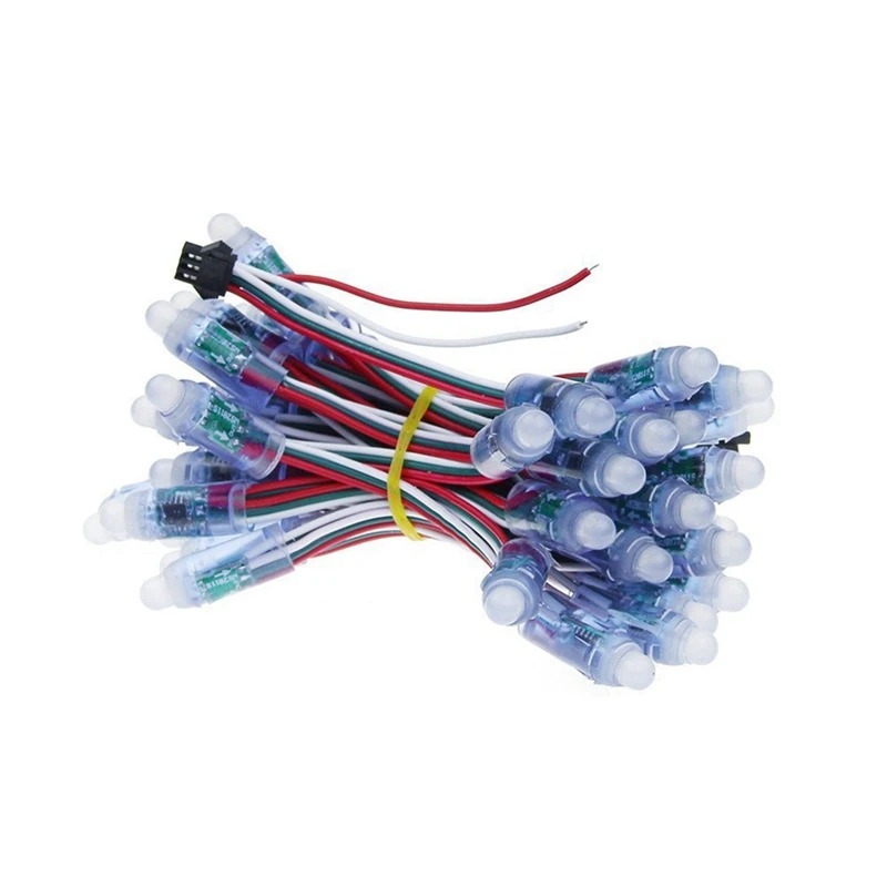 1000Pcs 12Mm WS2811 Full Color LED Pixel Light Module DC5V IP68 Waterproof RGB 2811 1903 IC Digital LED Christmas Light
1000Pcs 12Mm WS2811 Full Color LED Pixel Light Module DC5V IP68 Waterproof RGB 2811 1903 IC Digital LED Christmas Light