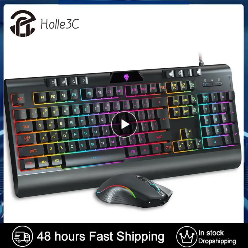 104 Keys Wired Computer Keyboard Ergonomics Usb Gaming Keyboard And Mouse Backlight Game Keyboard For Pc Laptop
104 Keys Wired Computer Keyboard Ergonomics Usb Gaming Keyboard And Mouse Backlight Game Keyboard For Pc Laptop