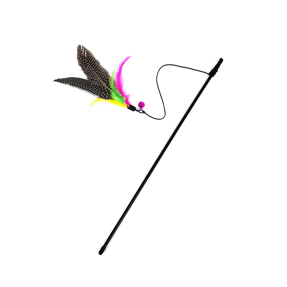 Funny Kitten Teaser Interactive Toy Rod with Bell and Feather Toys For Cats Teaser Interactive Toy Rod Pet Cats Stick
Funny Kitten Teaser Interactive Toy Rod with Bell and Feather Toys For Cats Teaser Interactive Toy Rod Pet Cats Stick