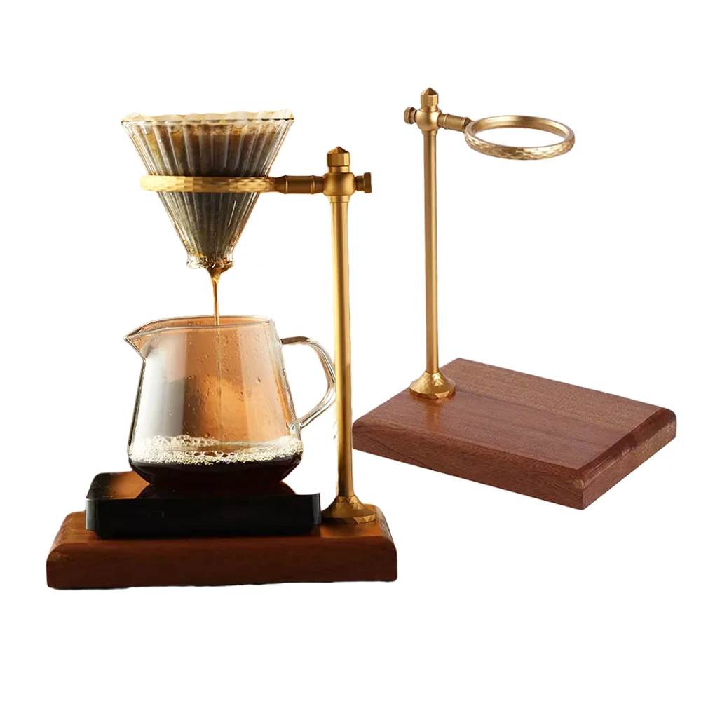 Dropship Pour Over Coffee Maker Stand With Vintage Wooden Base Adjustable Height Rack Dripper Filter Holder For Manual Brewing
Dropship Pour Over Coffee Maker Stand With Vintage Wooden Base Adjustable Height Rack Dripper Filter Holder For Manual Brewing