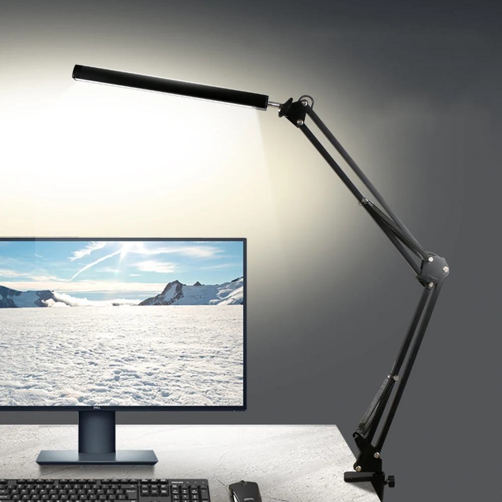 12W Double Tube Ilumination Desk Lamp LED Lights Dimmable Eye Protection Reading Light
12W Double Tube Ilumination Desk Lamp LED Lights Dimmable Eye Protection Reading Light