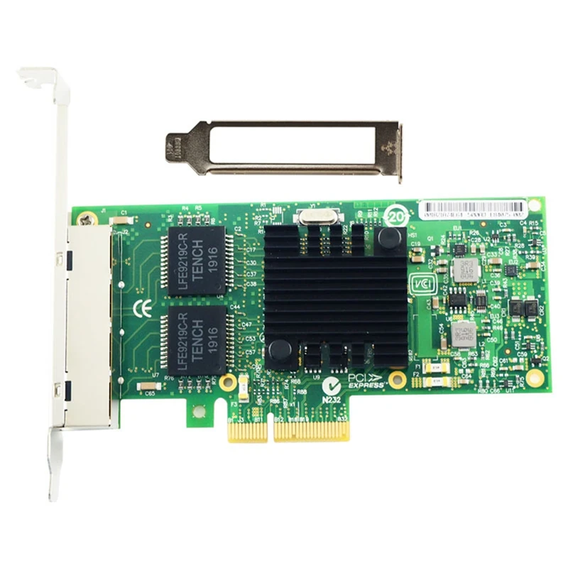82580 Chipset PCI-E X4 Gigabit Electrical Port Four-Port Server Network Card I340-T4/E1G44HT
82580 Chipset PCI-E X4 Gigabit Electrical Port Four-Port Server Network Card I340-T4/E1G44HT