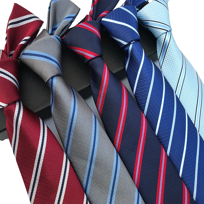 

HUISHI Male's Classic Ties Elegant Stripe Formal Business Party Wedding Women's Blouse Neckties Accessories Gift For Husband