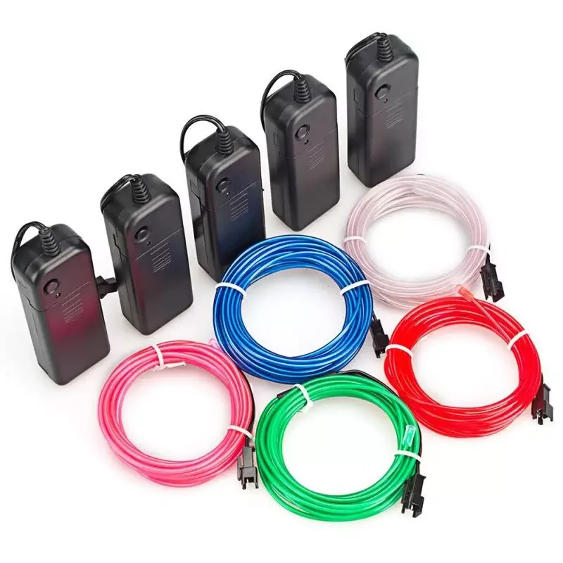 Mini DC3V Flexible Neon Light Glow EL Wire Rope tape Cable Strip LED Neon Lights Shoes Clothing Car waterproof LEd Strip
Mini DC3V Flexible Neon Light Glow EL Wire Rope tape Cable Strip LED Neon Lights Shoes Clothing Car waterproof LEd Strip