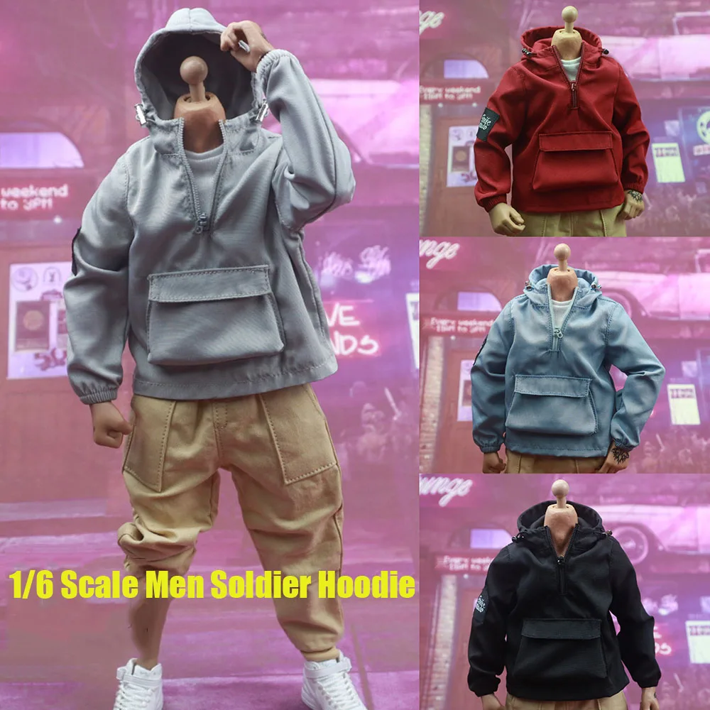 1/6 Men Soldier Hoodie Trendy Big Pocket Long Sleeve Outdoor Jacket Half-Zip Sweater Accessories For 12Inch Action Figure Doll
1/6 Men Soldier Hoodie Trendy Big Pocket Long Sleeve Outdoor Jacket Half-Zip Sweater Accessories For 12Inch Action Figure Doll