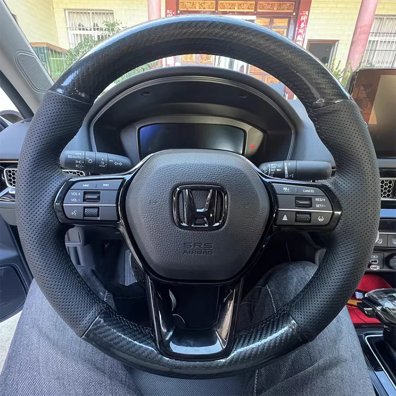 Для Honda Accord Civic 11-го поколения CRV 2023 2024 прошитая вручную Нескользящая углеродная волоконная натуральная кожа
Для Honda Accord Civic 11-го поколения CRV 2023 2024 прошитая вручную Нескользящая углеродная волоконная натуральная кожа