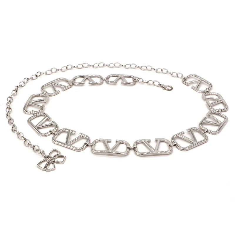 Fashion matching jewelry belt V chain women's fine metal waist chain women's decorative long shirt dress T-shirt pants
Fashion matching jewelry belt V chain women's fine metal waist chain women's decorative long shirt dress T-shirt pants