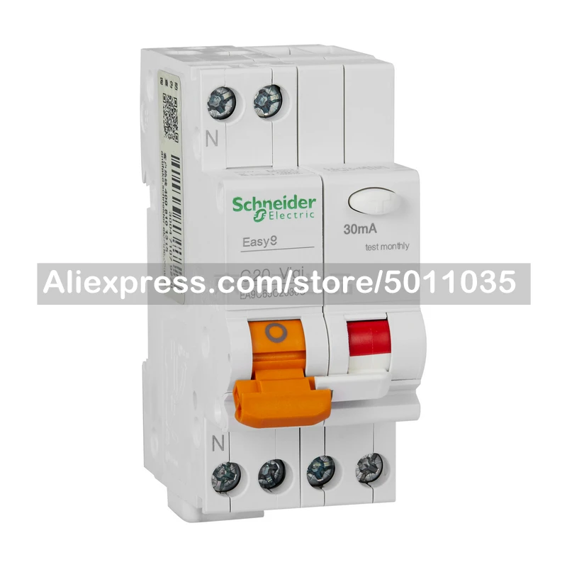 EA9C65C1030CA Schneider Electric EA9C65, автоматический выключатель с защитой от утечки, 1P + N, C10A/30mA/Class A; EA9C65C1030CA
EA9C65C1030CA Schneider Electric EA9C65, автоматический выключатель с защитой от утечки, 1P + N, C10A/30mA/Class A; EA9C65C1030CA