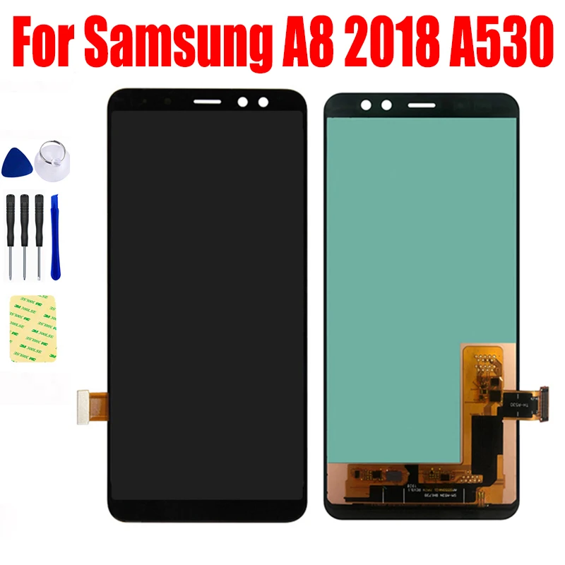 ЖК-дисплей 5,6 дюйма для SAMSUNG GALAXY A8 2018, ЖК-дисплей A530, A530F, A530F/DS, экран, модуль, сенсорный экран, дигитайзер, датчик в сборе
ЖК-дисплей 5,6 дюйма для SAMSUNG GALAXY A8 2018, ЖК-дисплей A530, A530F, A530F/DS, экран, модуль, сенсорный экран, дигитайзер, датчик в сборе