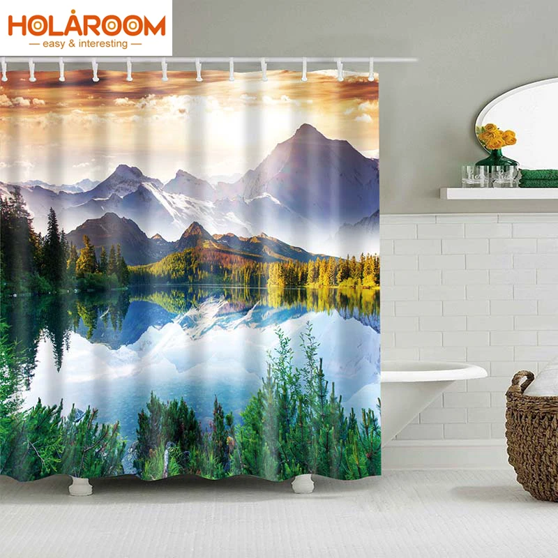 Bath Curtain Nature Forest Pattern Bathroom Shower Curtains Polyester Shower Room Curtains Forest Dense Fog Pattern Multi Size
Bath Curtain Nature Forest Pattern Bathroom Shower Curtains Polyester Shower Room Curtains Forest Dense Fog Pattern Multi Size