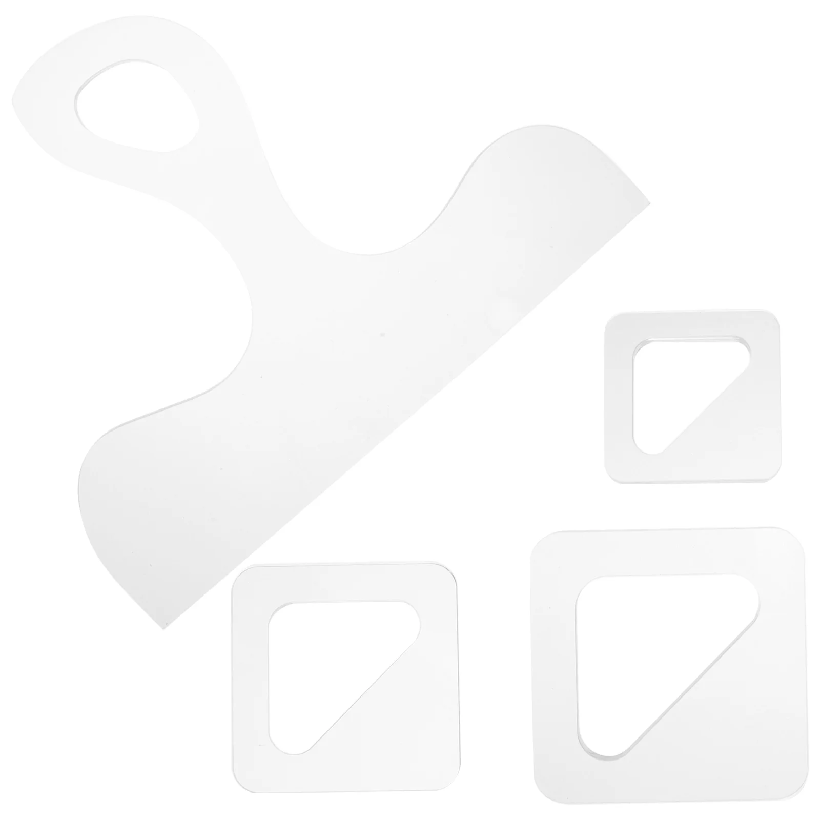 4Pcs Clear Reusable Household Charcuterie Board Handle Stencil Wood Working Tool for Woodworking Kitchen DIY Home
4Pcs Clear Reusable Household Charcuterie Board Handle Stencil Wood Working Tool for Woodworking Kitchen DIY Home