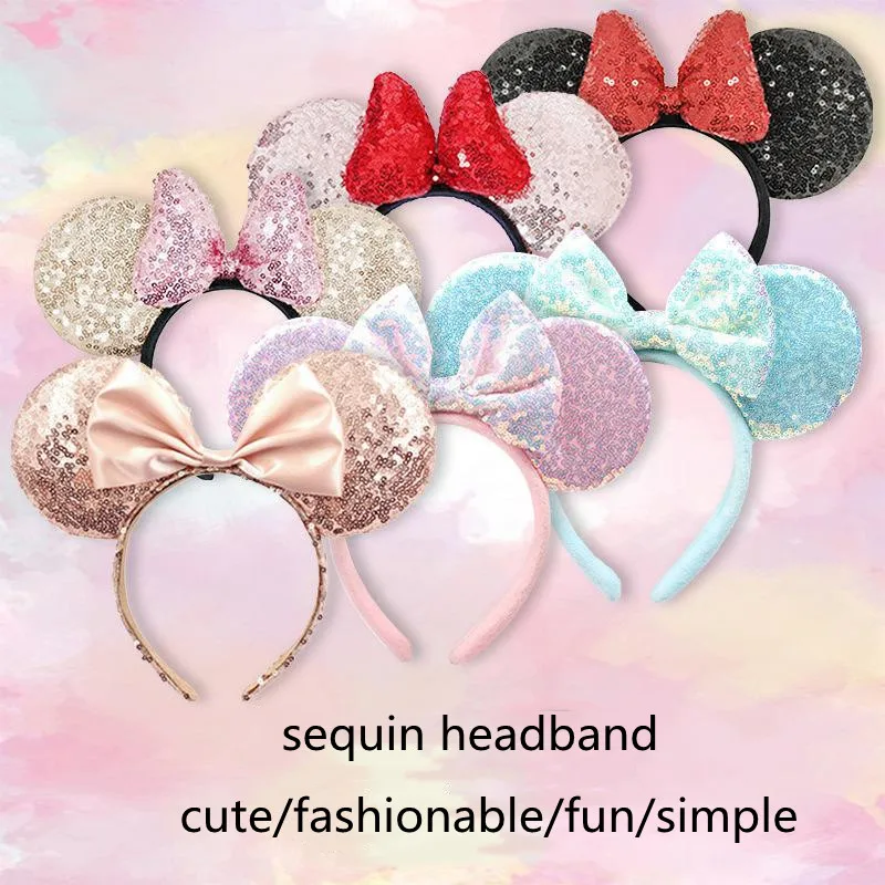 2022 New Disney Plush Headband Tiara Mickey Mouse Cartoon Sequin Hairpin Cute Bow Headband Girl Princess Hairband Festive Gift
2022 New Disney Plush Headband Tiara Mickey Mouse Cartoon Sequin Hairpin Cute Bow Headband Girl Princess Hairband Festive Gift
