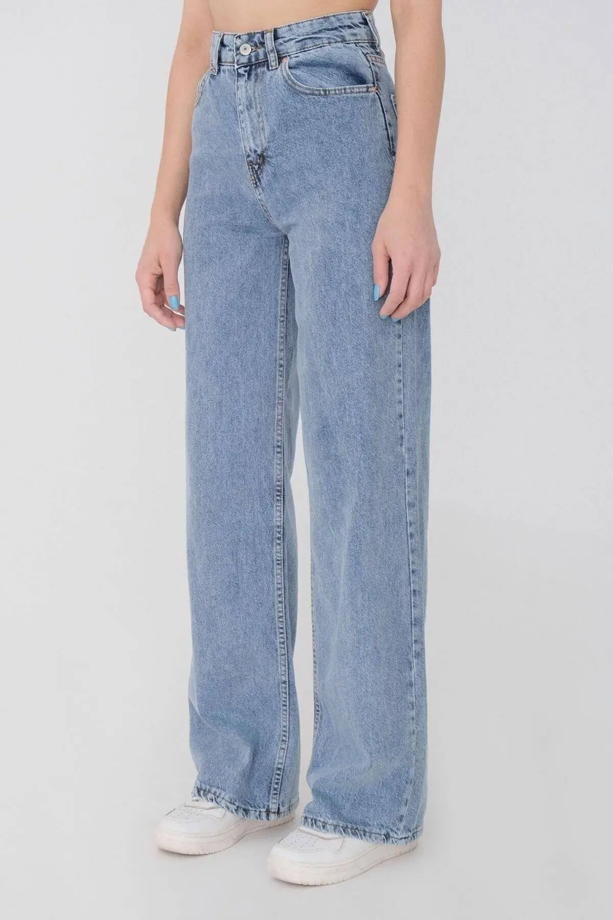 Women's Jean Pocket Detailed Wide Leg Trousers Full Length Straight Pant Streetwear Female Buttons Zipper Ladies
Women's Jean Pocket Detailed Wide Leg Trousers Full Length Straight Pant Streetwear Female Buttons Zipper Ladies