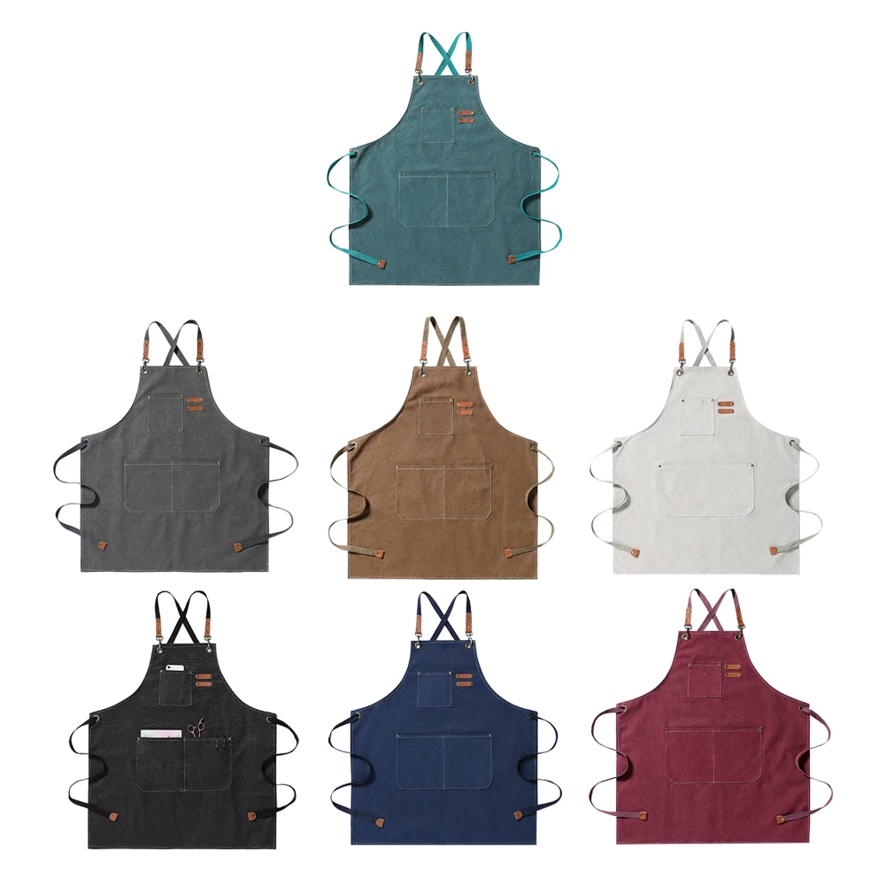 Kitchen Chef Canvas Aprons Multi Pockets Multipurpose Work Apron For Bar Restaurant Grill Cafe Barbecue Milk Tea Shop Garden
Kitchen Chef Canvas Aprons Multi Pockets Multipurpose Work Apron For Bar Restaurant Grill Cafe Barbecue Milk Tea Shop Garden