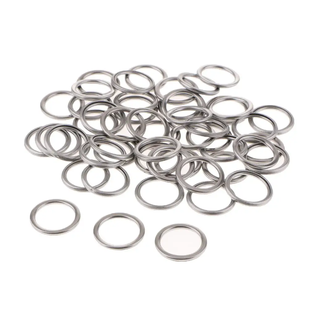 50x M14 Transmission Fluid Drain Plug Crush Washer for Corolla, Replacement for the Part #12157-10010
50x M14 Transmission Fluid Drain Plug Crush Washer for Corolla, Replacement for the Part #12157-10010