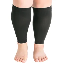 S-7XL Running Athletics Compression Sleeves Leg Calf Men Women Footless Stockings Varicose Veins Socks