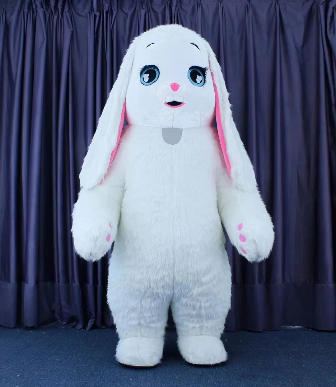 

Inflatable Easter Bunny Costumes Mascot Rabbit Role Play Disfraz Fancy Halloween Cosplay Funny Party Dress Suits for Adult