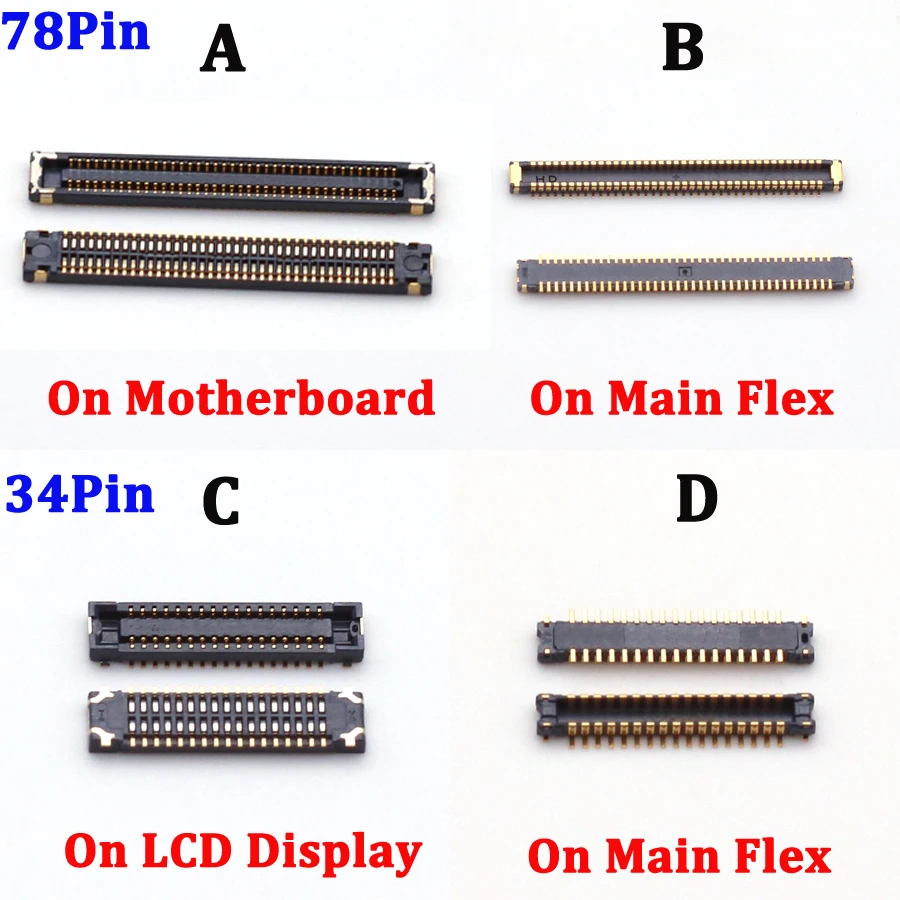 2-10pcs 78Pin 34Pin Lcd Display FPC Connector On Motherboard For Samsung Galaxy A21S A217F A30s A307 A307F G YN Screen Flex Port
2-10pcs 78Pin 34Pin Lcd Display FPC Connector On Motherboard For Samsung Galaxy A21S A217F A30s A307 A307F G YN Screen Flex Port