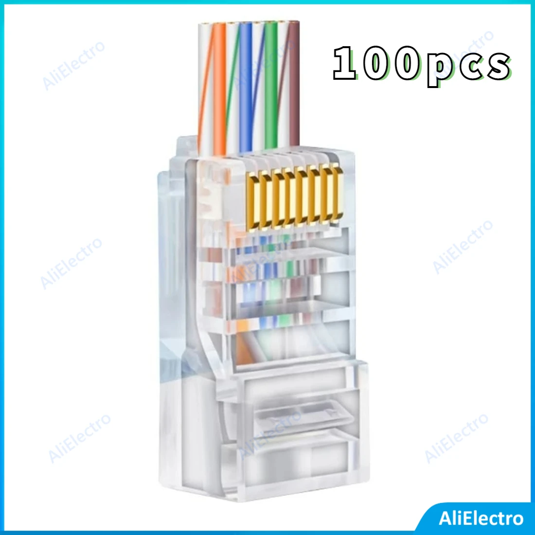 100Pcs RJ45 Network Cable Plug Network Connector Pass Through End Open Cat5e Cat5 Cat6 Modular Plug Network Connector free ship
100Pcs RJ45 Network Cable Plug Network Connector Pass Through End Open Cat5e Cat5 Cat6 Modular Plug Network Connector free ship