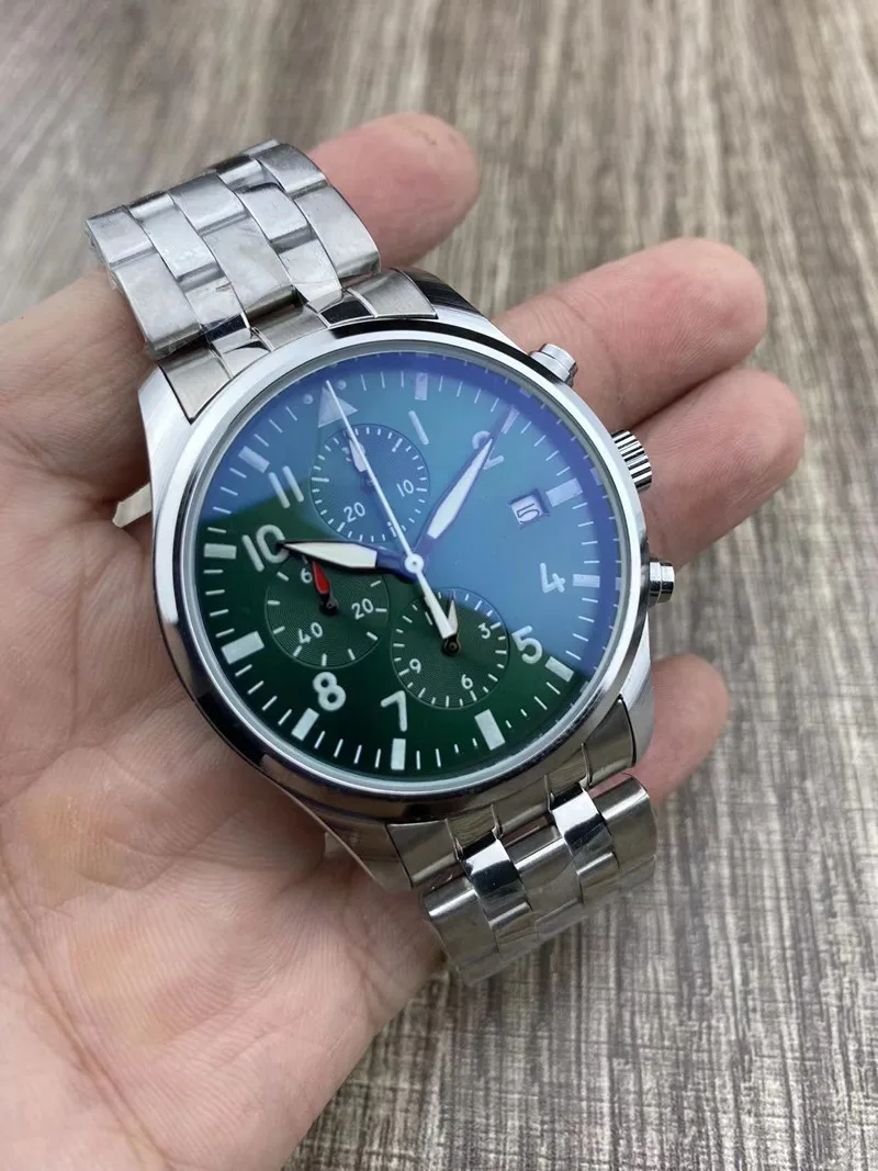 2022 Top Brand Pilot series Dial 41mm Luxury Watch for Men Luminous Calendar Chronograph Men's Relogio Masculino Quartz Watch
2022 Top Brand Pilot series Dial 41mm Luxury Watch for Men Luminous Calendar Chronograph Men's Relogio Masculino Quartz Watch