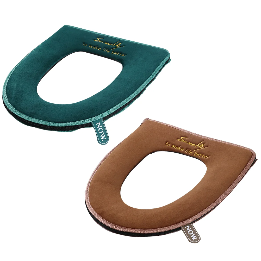 2 Pcs Toilet Cover Mat Seat Reusable Bathroom Pad Round Cushion Washed Warm Washable Flannel Wc
2 Pcs Toilet Cover Mat Seat Reusable Bathroom Pad Round Cushion Washed Warm Washable Flannel Wc