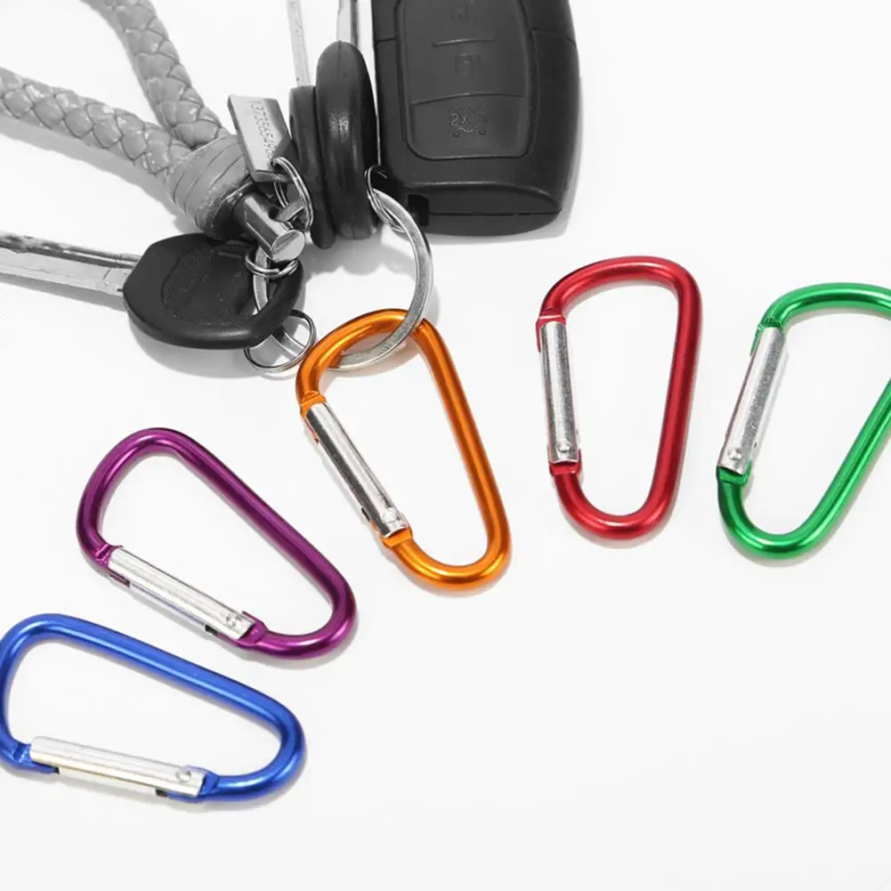 Aluminium Alloy 5Pcs Useful Good Toughness D Shape Buckle Wear-resistant Keychain Carabiner Rust-proof for Sport
Aluminium Alloy 5Pcs Useful Good Toughness D Shape Buckle Wear-resistant Keychain Carabiner Rust-proof for Sport