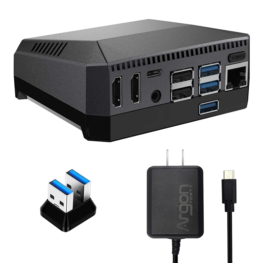 Чехол для Raspberry Pi 4 Argon ONE M.2, алюминиевый корпус с SATA SSD на USB 3,0, встроенный вентилятор, поддержка корпуса UASP для RPI4 4B
Чехол для Raspberry Pi 4 Argon ONE M.2, алюминиевый корпус с SATA SSD на USB 3,0, встроенный вентилятор, поддержка корпуса UASP для RPI4 4B