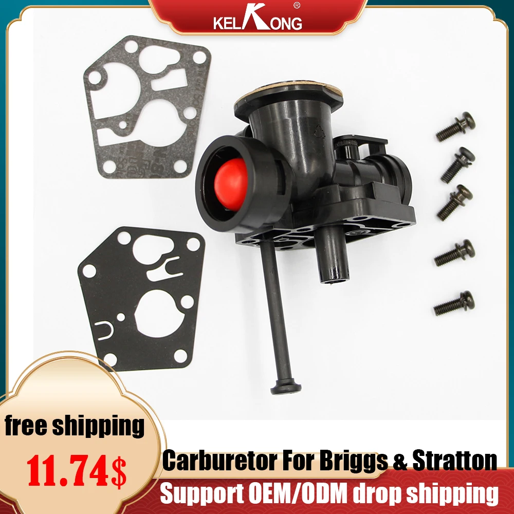 KELKONG New Carburetor With Gasket For Briggs & Stratton 498809 498809A 497619 9B900 thru 9H999 series Engine
KELKONG New Carburetor With Gasket For Briggs & Stratton 498809 498809A 497619 9B900 thru 9H999 series Engine