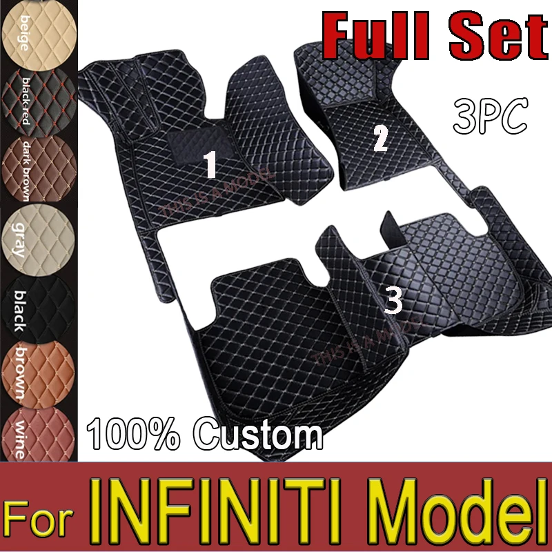 Автомобильные коврики для INFINITI QX30 QX50 Q50L QX56 QX60 QX70 QX80 Q45 Q50 S-Hybrid спортивные